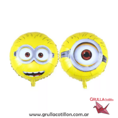 GLOBO MINION REDONDO OJOS 45 cm.