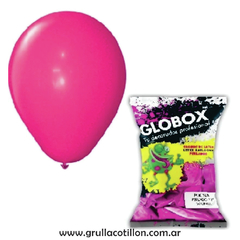 BOLSA GLOBO PERLADO FUCSIA 12" x50