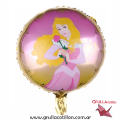 GLOBO REDONDO PRINCESA AURORA 45 cm.