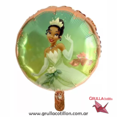 GLOBO REDONDO PRINCESA TIANA 45 cm.
