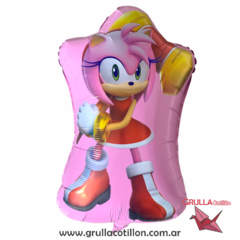 GLOBO FORMA SONIC ROSA 55 cm