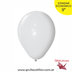 GLOBO STANDAR BLANCO 9" x10