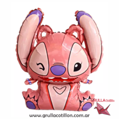 GLOBO FORMA NOVIA STITCH ROSA 60 cm