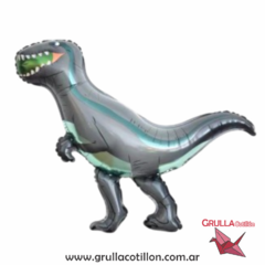 GLOBO DINO T-REX GRIS 75 cm
