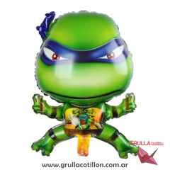 GLOBO FORMA TORTUGA NINJA 60 cm