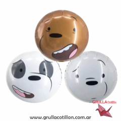 GLOBO OSOS ESCANDALOSOS 45 cm. (Elegir modelo)