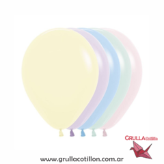 GLOBO VERDE PASTEL 12" x10 - comprar online