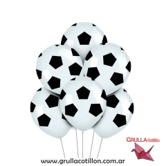 GLOBO ESTAMPADO PELOTA x5