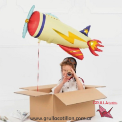 GLOBO AVIONETA GRANDE 70 cm. - comprar online