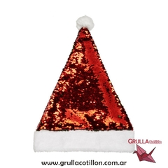 GORRO PAPA NOEL LENTEJUELAS DOBLE en internet