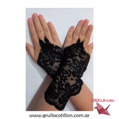 GUANTE DAMA ANTIGUA ENCAJE (Elegir color) - comprar online