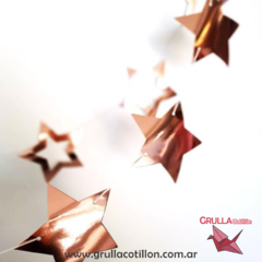 GUIRNALDA ESTRELLAS ROSE GOLD - comprar online