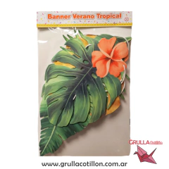 GUIRNALDA HOJAS TROPICAL - comprar online
