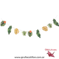 GUIRNALDA HOJAS TROPICAL