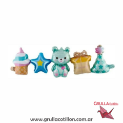 GLOBO GUIRNALDA OSITO VERDE - comprar online