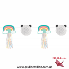 GUIRNALDA PANDA Y ARCOIRIS - comprar online