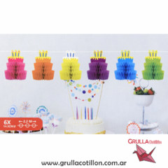 GUIRNALDA TORTAS MULTICOLOR