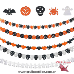 GUIRNALDA DE PAPEL HALLOWEEN (Elegir modelo)