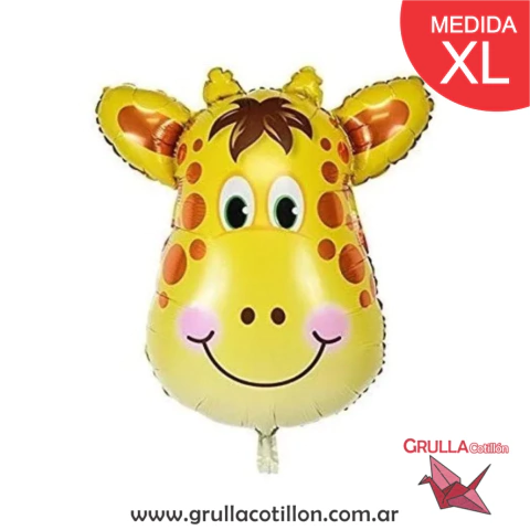 GLOBO SUPER CABEZA JIRAFA 85 cm.