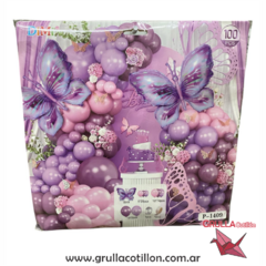 KIT DECORACION - MARIPOSAS (100 articulos)