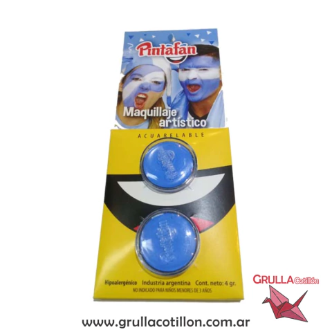 MAQUILLAJE ARTISTICO - CELESTE x2