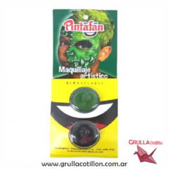 MAQUILLAJE ARTISTICO - VERDE Y NEGRO