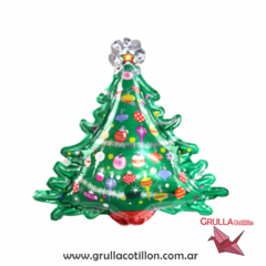 MINI GLOBO ARBOLITO NAVIDAD