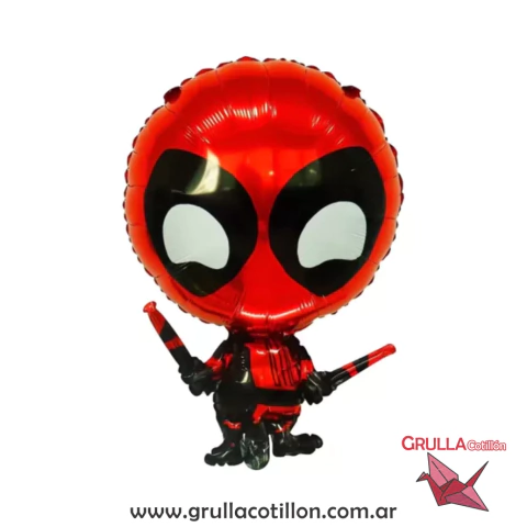 GLOBO MINI SILUETA DEADPOOL 40 cm