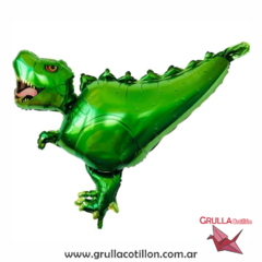 GLOBO MINI DINO VELOCIRAPTOR VERDE 42 CM.