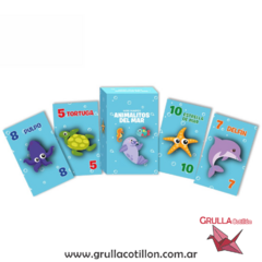 PACK MINI NAIPES FONDO DEL MAR x6 - comprar online
