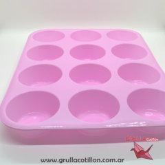 MOLDE CUPCAKE x12 - COLORES PASTEL - comprar online