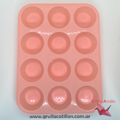 MOLDE CUPCAKE x12 - COLORES PASTEL - tienda online