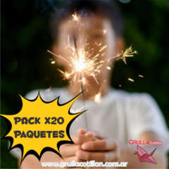 PACK BLISTER ESTRELLITAS NAVIDAD (20 sobres x5)