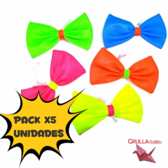 PACK MOÑOS DE TELA FLUO x5