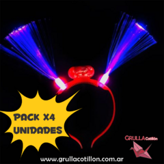 PACK VINCHAS CON FILAMENTOS LED x4 - comprar online