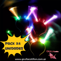 PACK VINCHAS CON FILAMENTOS LED x4
