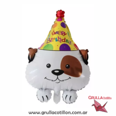 GLOBO PERRITO CON BONETE 50 cm.