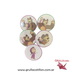 PIN MASHA Y OSO x5