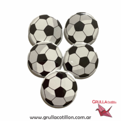 PIN PELOTA FUTBOL x5