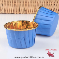 PIROTIN METALIZADO CELESTE Y DORADO x10 en internet