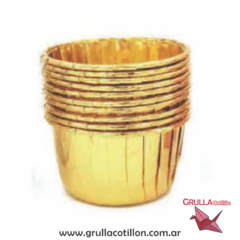 PIROTIN METALIZADO DORADO x10