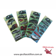 PLANCHITA DE STICKERS - AUTOS REALES - comprar online