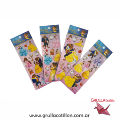PLANCHITA DE STICKERS - LA BELLA Y LA BESTIA - comprar online