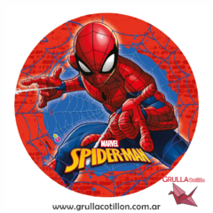 PLATOS HOMBRE ARAÑA x8 - comprar online