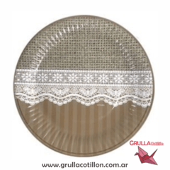 PLATO ARPILLERA x 6 unidades