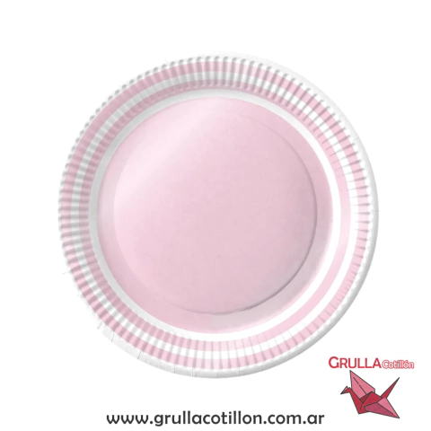 PLATO ROSA PERLADO x6