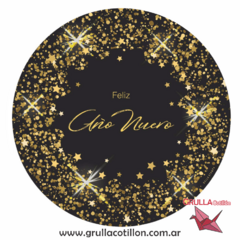PLATO DE SITIO FELIZ AÑO NUEVO x24