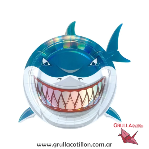 PLATO TIBURON x 6 unidades