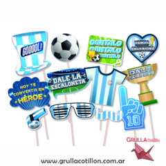 PROPS VAMOS ARGENTINA MUNDIAL x12