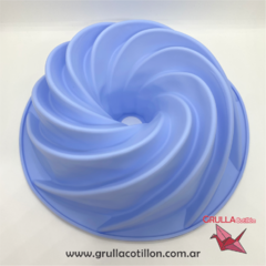MOLDE SAVARIN ONDAS - COLORES PASTEL - Grulla Mayorista
